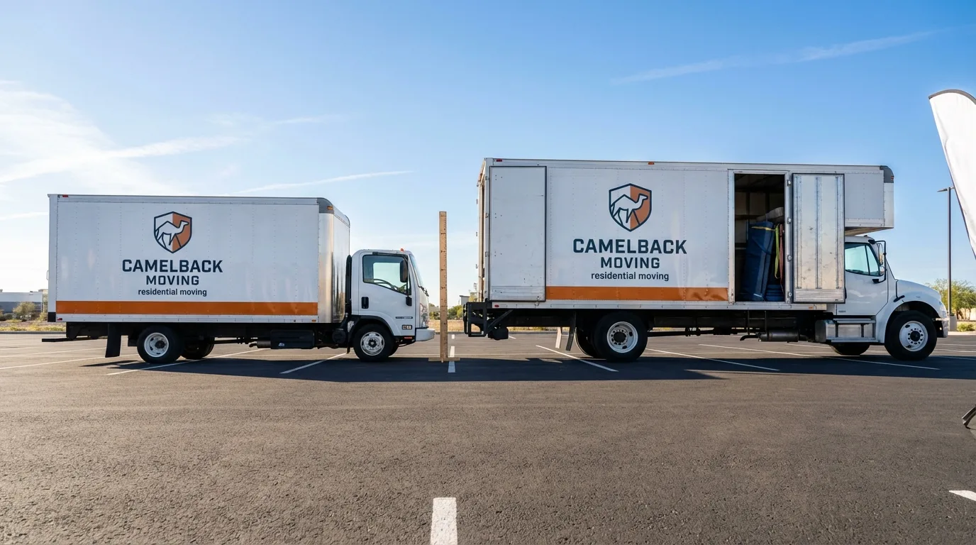 Moving truck size capacity guide in Island Park